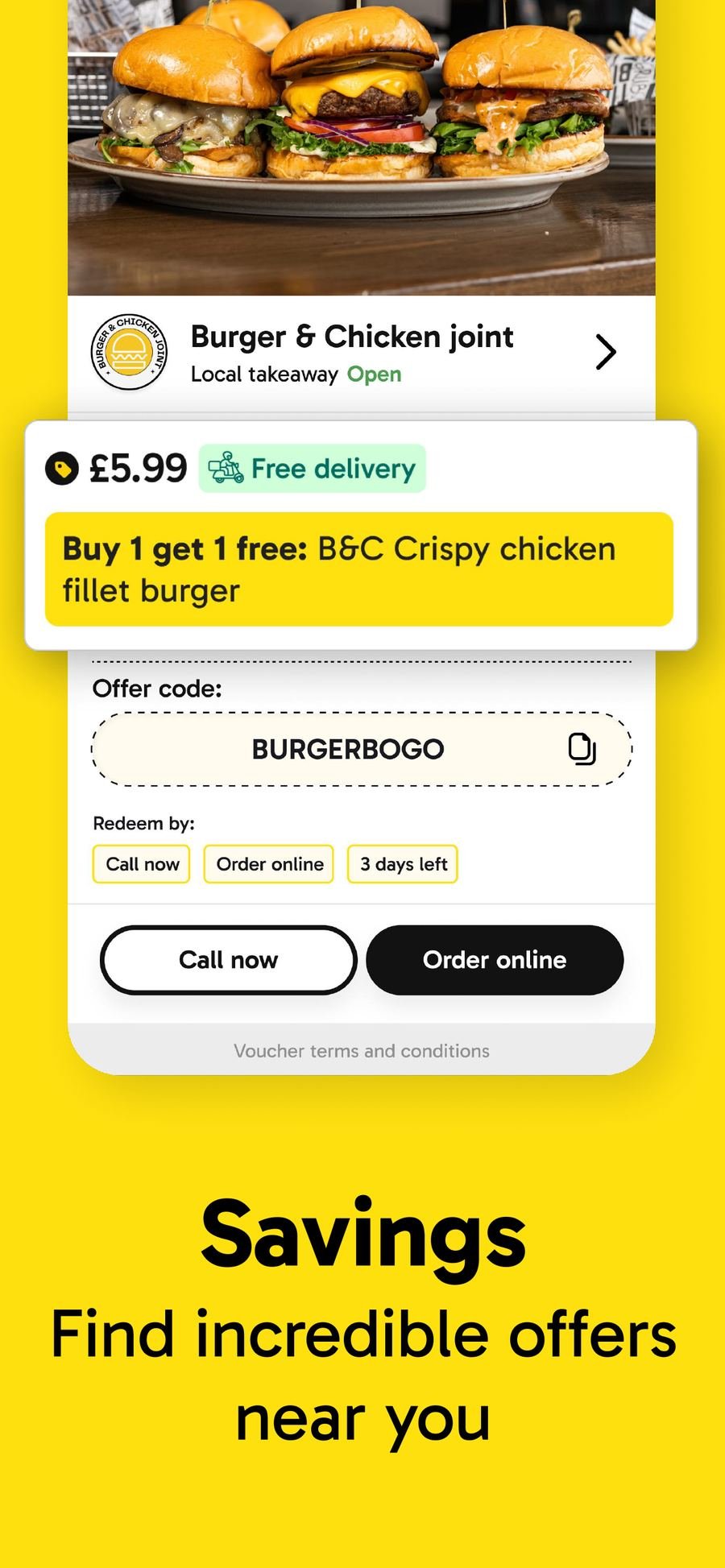 Takeaway Voucher app screenshot 2