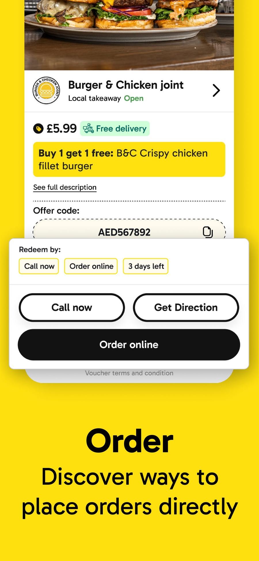 Takeaway Voucher app screenshot 4